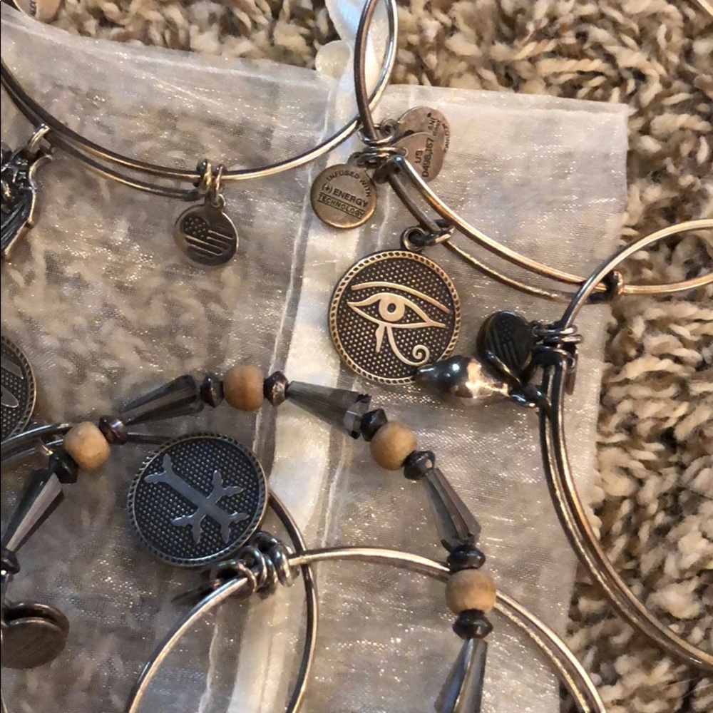 8 Bracelets!!! Alex And Ani Bracelets, Set Of 8 - image 3